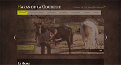 Desktop Screenshot of harasdelagoudelie.com